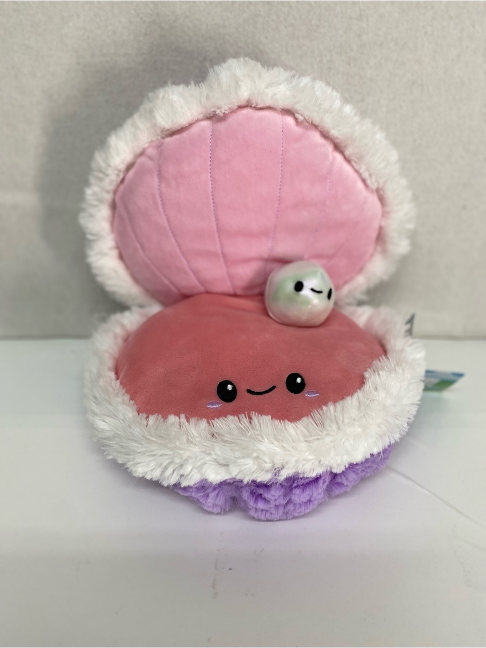 Squishable Mini Oyster Plush W/ Pearl Clam Pink Purple Stuffed Animal With Tag